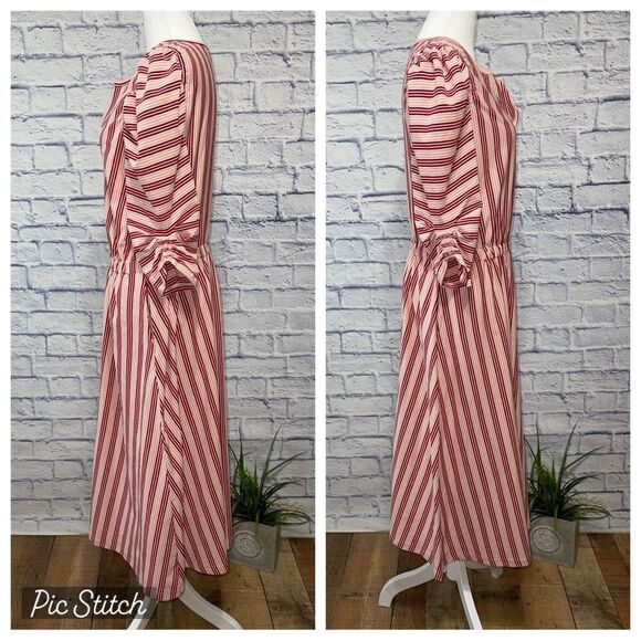Matilda Jane Heart to Heart McIntosh Red Striped Knit Dress M - Picture 10 of 13